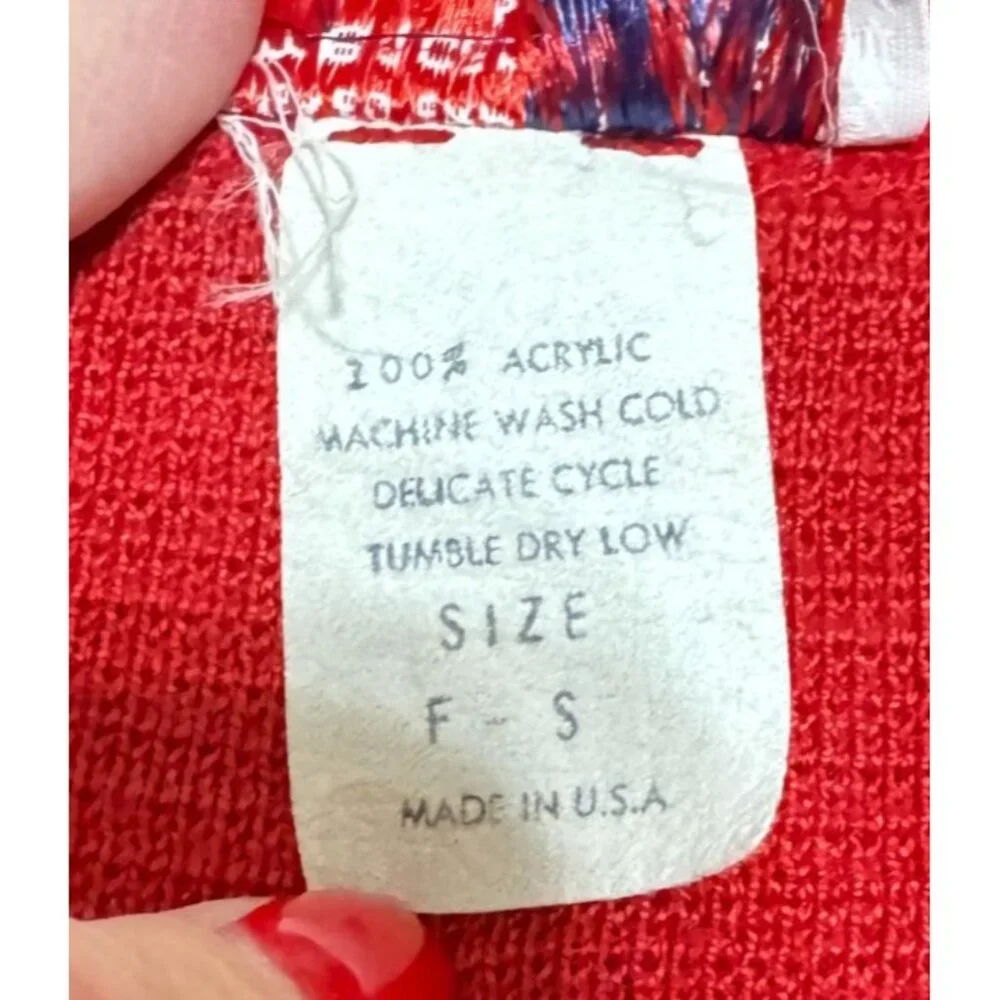 VTG AMERICAN AIRLINES SWEATER VEST SZ S USA FLIGHT ATTENDANT STEWARDRESS WOMENS - Picture 3 of 4